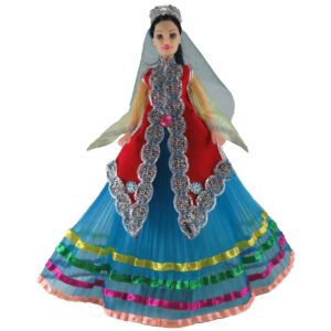 Traditional Persian Figurine Doll – Bride with Regional Attire | Nowruz, Yalda & Cultural Celebrations