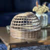 Thumbnail 3: Handwoven Mervar Wicker Chandelier – Boho Mesh Pendant Light for Indoor & Outdoor Spaces