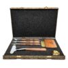 Thumbnail 6: Agate Burnisher Set with Walnut – Mulberry Handle 5 Pieces _ Ideal for Persian Tazhib Art on Paper and Jewelry