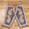 Authentic Persian Zoorkhaneh 34 Pant Made with Termeh Fabric & Genuine Leather (1)