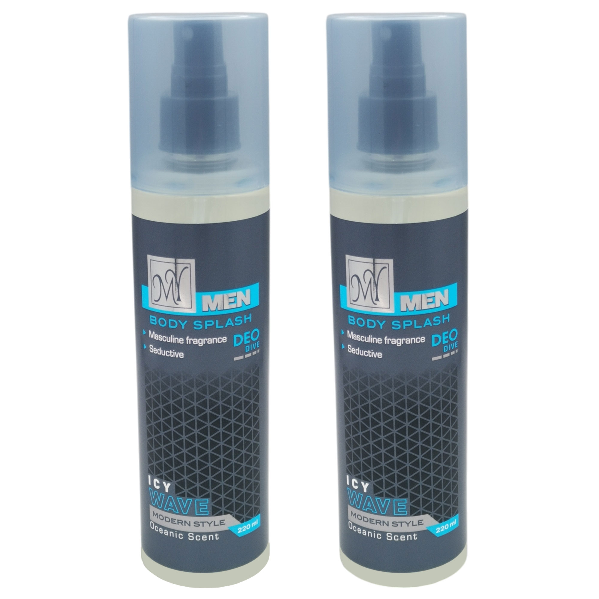 Main image of Body Splash for Men by My – Icy Wave, Fresh & Masculine Scent for Daily Use, 220ml (2x)