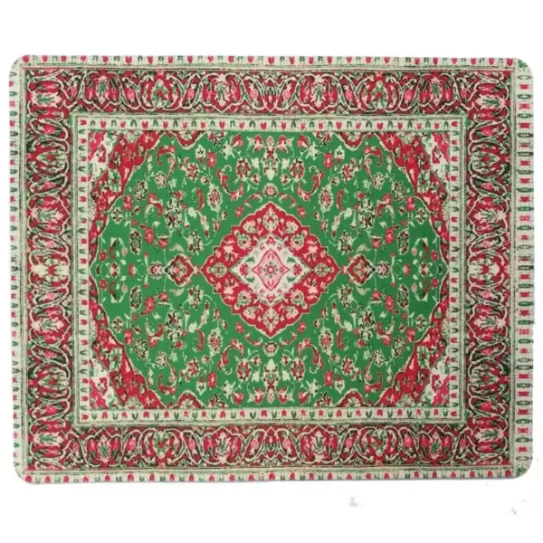 Desk Mouse Pad Featuring Traditional Persian Rug Pattern – Smooth Tracking Surface