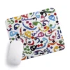 Desk Mouse Pad Iranian Alphabet Design – High-Quality Fabric and Plastic, Lightweight, Comfortable