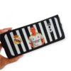 Thumbnail 4: Double-Zipper Football Style School Pencil Case – High-Quality Canvas