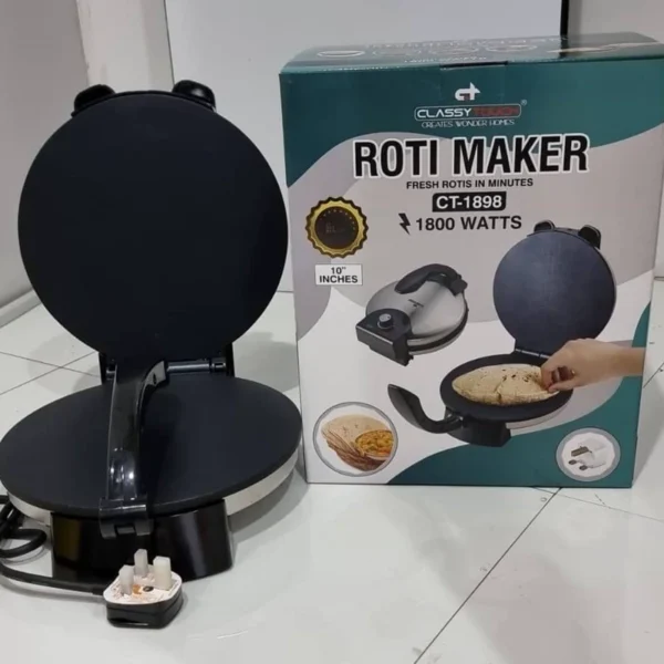 Electric Lebanese Saj Pita & Roti Maker – High-Power, Easy-Clean Non-Stick Design (2)