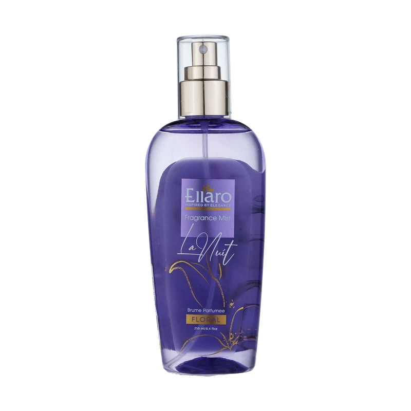 Ellaro Women’s Body Splash – Déjà Vu & La Nuit, Elegant Fragrance Duo for Timeless Charm, 250ml (2x)