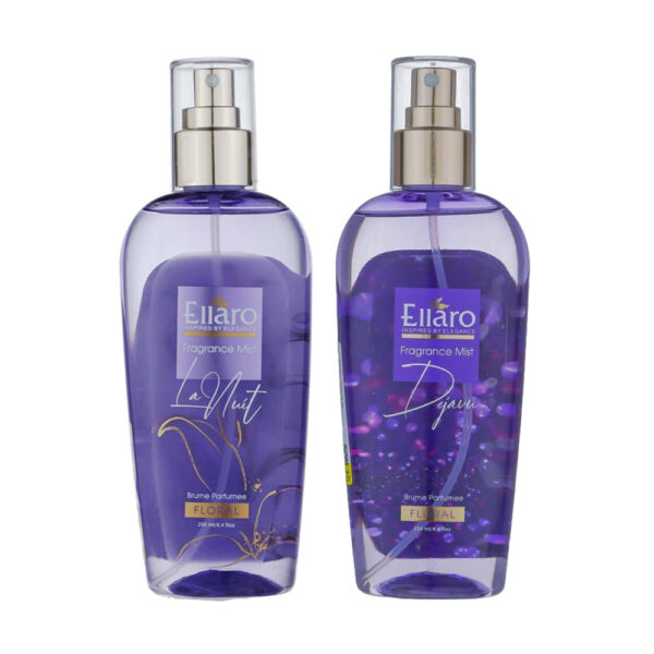 Ellaro Women’s Body Splash – Déjà Vu & La Nuit, Elegant Fragrance Duo for Timeless Charm, 250ml (2x) (5)