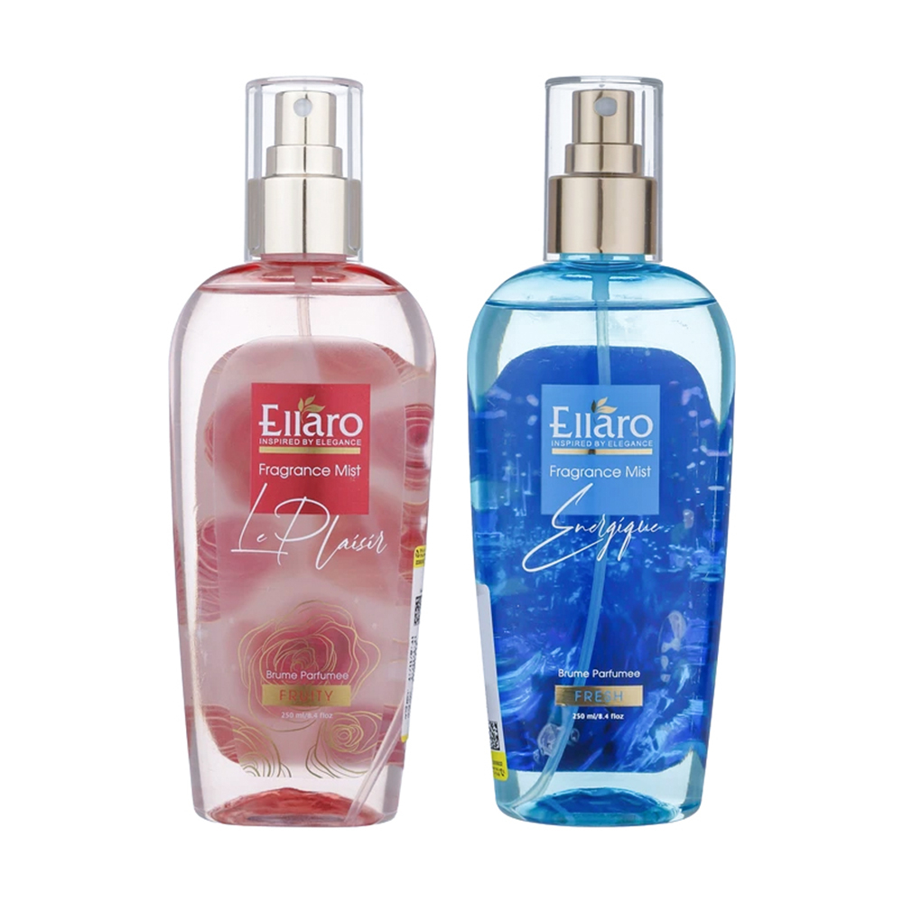 Main image of Ellaro Women’s Body Splash – La Passion & Energique, For Bold and Beautiful Women, 250ml (2x)