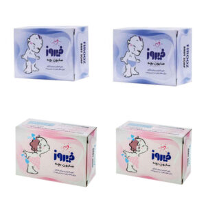 Firooz Baby Soap Bar – Enriched with Coconut Oil, 100g (x4)