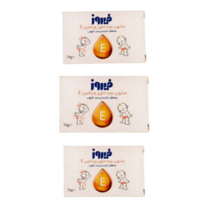 Firooz Baby Soap Bar – Nourishing Vitamin E, 75g (x4)