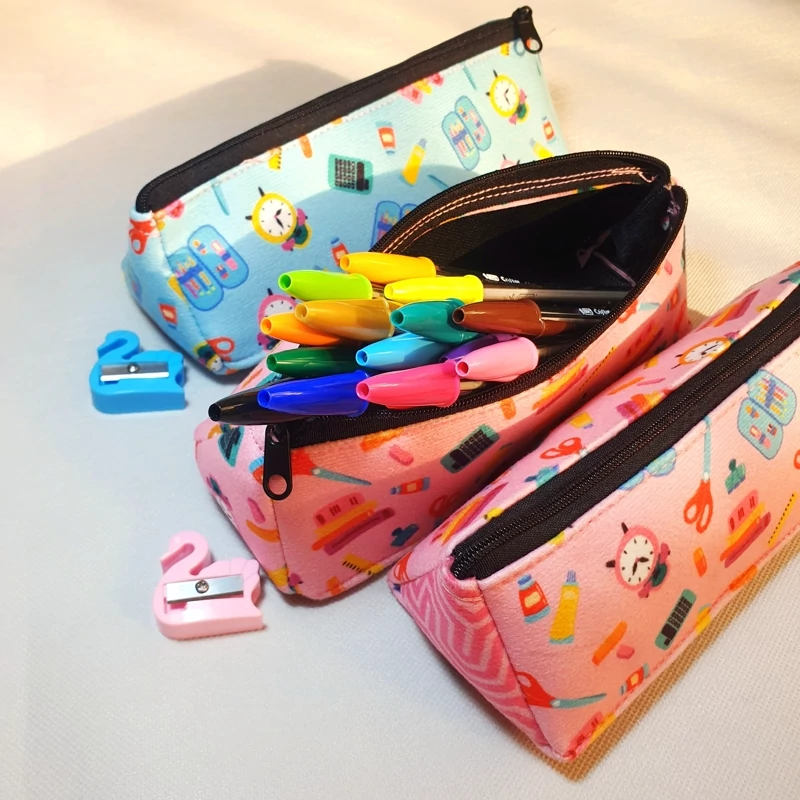 Velvet Boys’ Pencil Case – Soft, Durable, Spacious School Organizer with Trendy Boy-Themed Designs