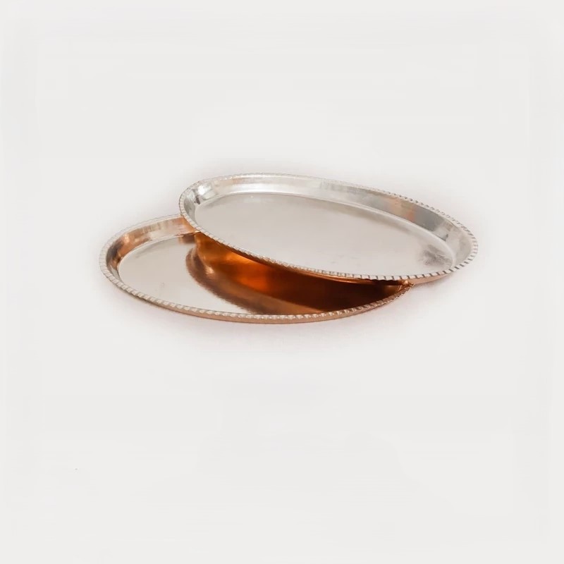 Persian Hammered Copper Serving Platter – Perfect for Rice, Kebab & More