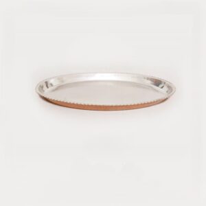 Persian Hammered Copper Serving Platter – Perfect for Rice, Kebab & More