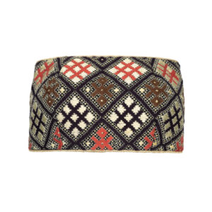 Handcrafted Persian Balochi Silk Embroidered Crop Top – Exquisite Persian Craft with Luxury Silk Detailing