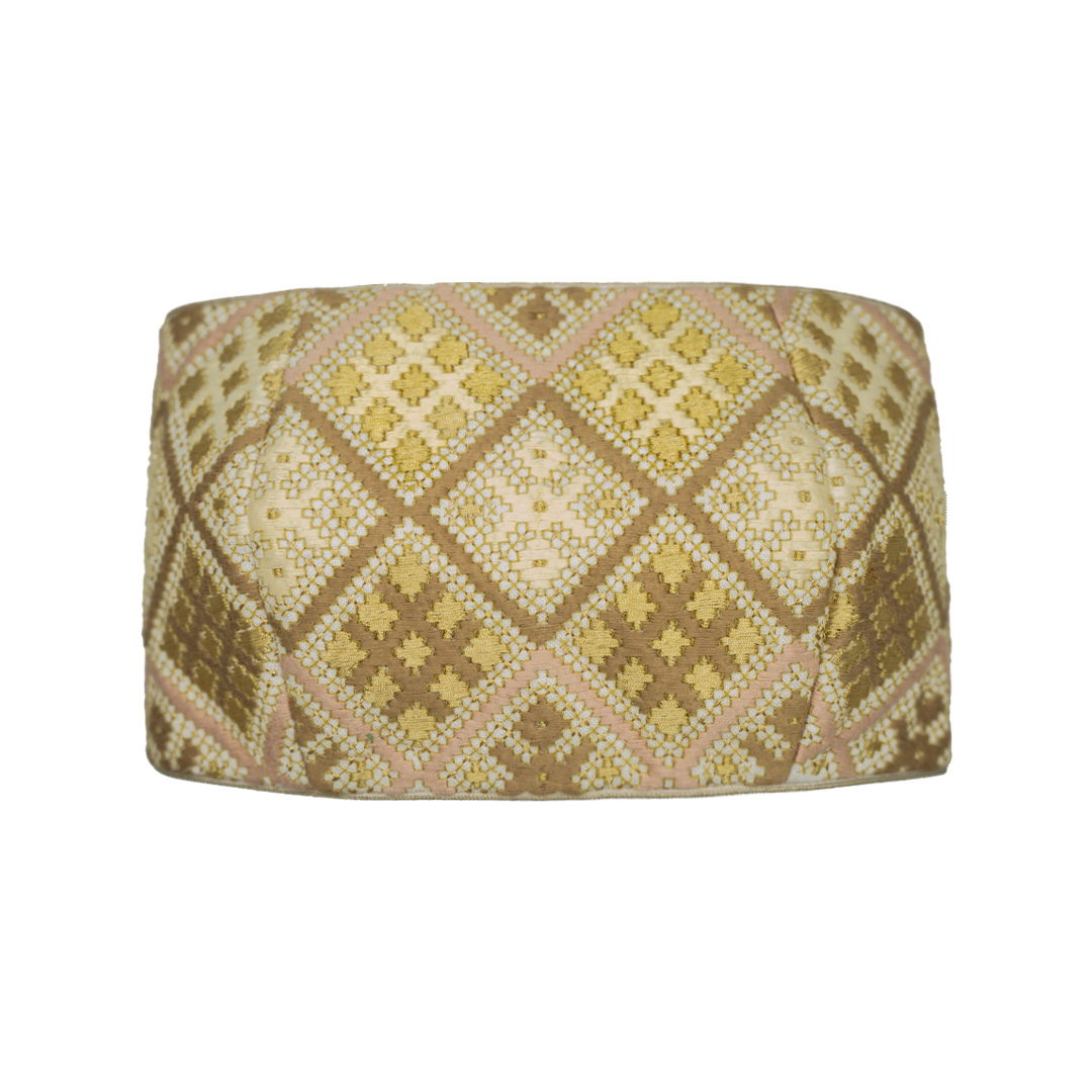 Main image of Handcrafted Persian Balochi Silk Embroidered Crop Top – Traditional Artistry with Rich Silk Threads