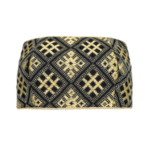 Handcrafted Persian Balochi Silk Embroidered Straight Crop Top – Traditional Craft with Luxurious Silk Detailing