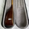 Thumbnail 4: Handcrafted Persian Tanbur by Ne'matollahi – A long-necked, fretted lute featuring a ribbed mulberry wood bowl