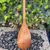 Thumbnail 5: Handcrafted Persian Tanbur by Ne'matollahi – A long-necked, fretted lute featuring a ribbed mulberry wood bowl