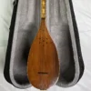 Thumbnail 6: Handcrafted Persian Tanbur by Ne'matollahi – A long-necked, fretted lute featuring a ribbed mulberry wood bowl