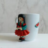 Thumbnail 3: Handcrafted Yalda Night Ceramic Mug with Polymer Clay Art – A Cozy Choice for Hot and Cold Drinks