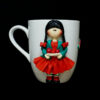 Thumbnail 4: Handcrafted Yalda Night Ceramic Mug with Polymer Clay Art – A Cozy Choice for Hot and Cold Drinks