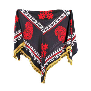 Handmade Kurdish Scarf with Tassels – Traditional Folk Style in a Boho Ethnic Design