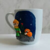 Thumbnail 3: Handmade Little Prince Ceramic Mug – Ideal for Tea, Coffee & Cold Drinks