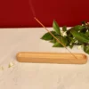 Thumbnail 2: Handmade Wooden Oval Incense Holder – Stick Burner for Relaxation