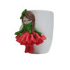 Thumbnail 2: Handmade Yalda Ceramic Mug with Handcrafted Polymer Clay Doll – Artistic and Functional
