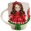 Handmade Yalda Doll Ceramic Mug – Premium Artistic Design for Hot and Cold Drinks