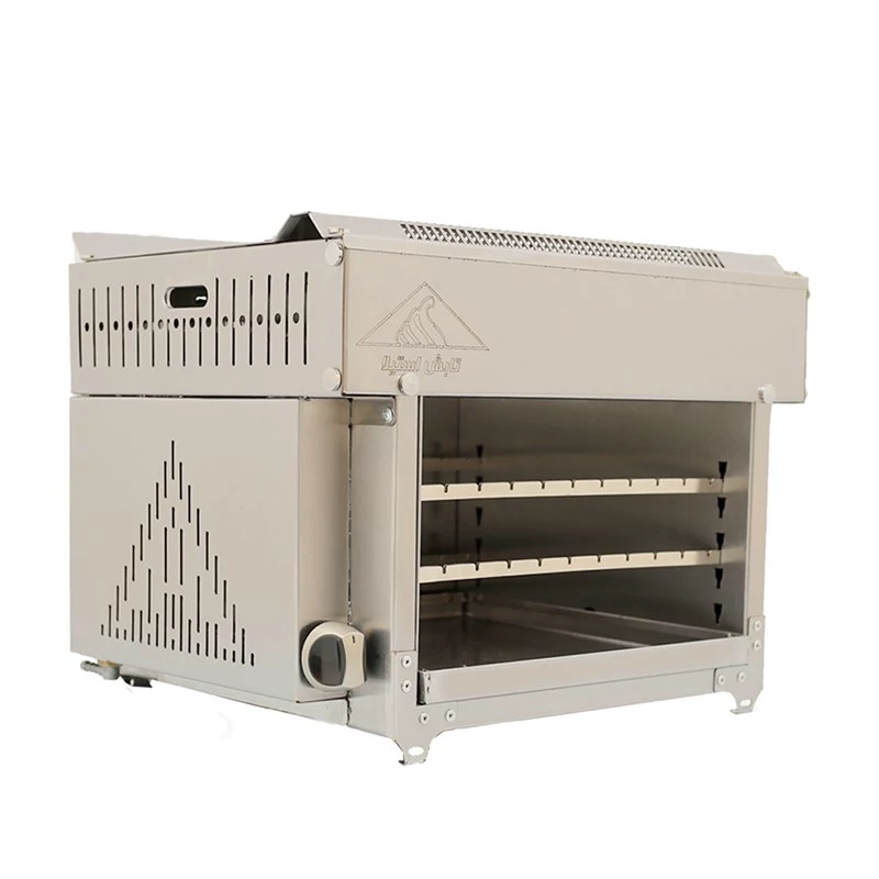 Main image of Home Kebab, Chicken & BBQ Gas Grill – Premium Stainless Steel, Top-Heat and Smokeless