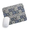 Mouse Pad with Persian Art Tile Design – Flexible, Comfortable Pad for Work and Study