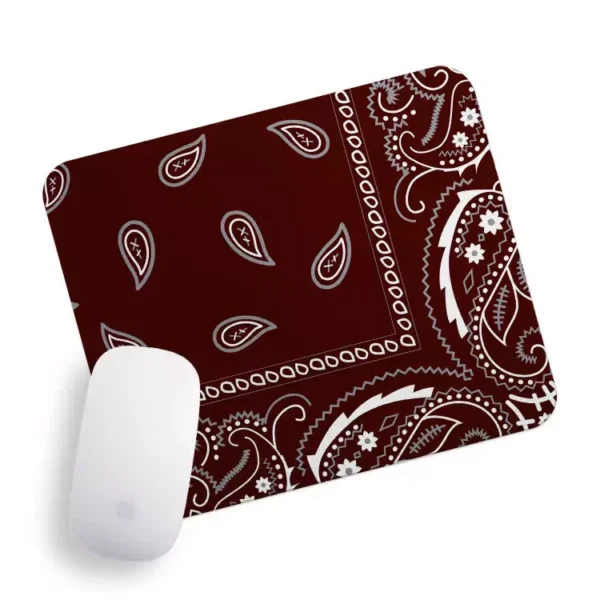 Mouse Pad with Persian Paisley Design – Soft Surface and Flexible Build