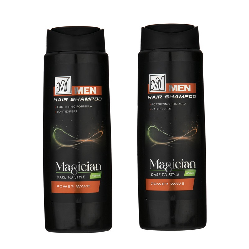 Main image of My Magician Power Wave Strengthening Shampoo for Men’s Hair – 400 ml (x2)
