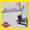 Thumbnail 4: Pars Khazar MG-1200 Original Meat Grinder 7-Piece Set – Includes Screw Cap, Pusher & Neck Tube and Bowl, Auger, Blade, Plate,