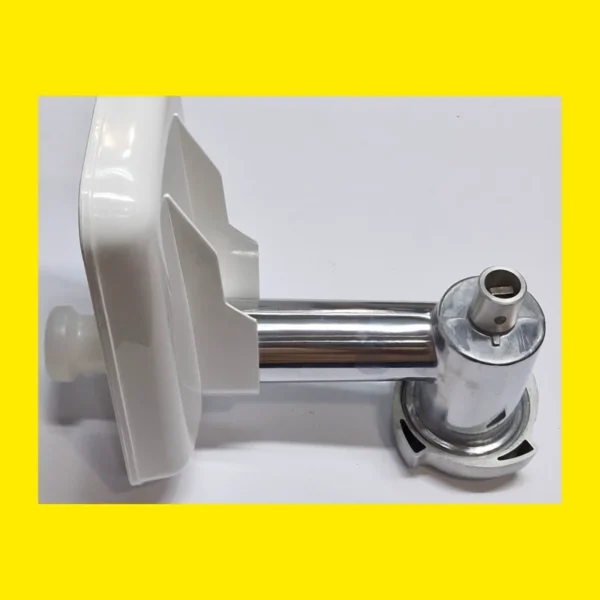 Pars Khazar MG-1200 Original Meat Grinder 7-Piece Set – Includes Bowl, Auger, Blade, Plate, Screw Cap, Pusher & Neck Tube (7)