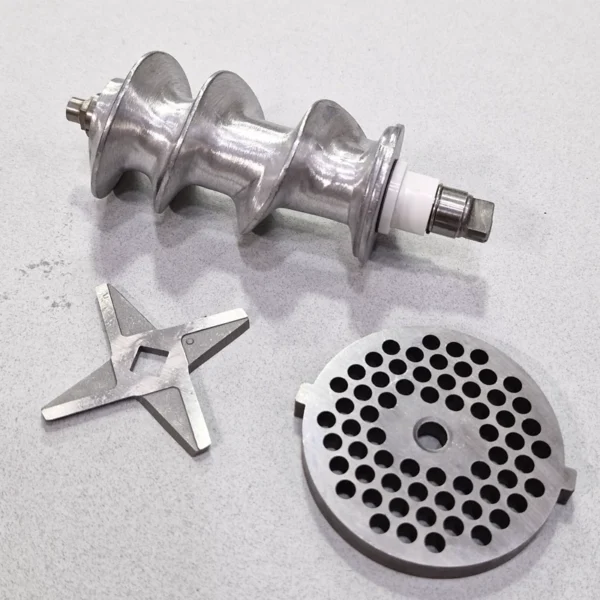 Pars Khazar MG-1400 Original Replacement Set – Includes Auger, Cutting Blade & Grinding Plate (2)