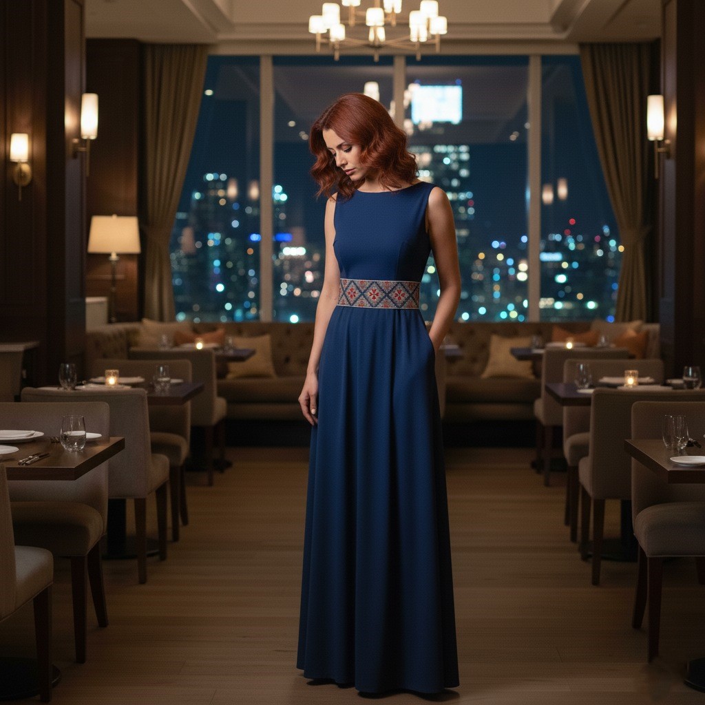 Persian Balochi Handcrafted Silk-Embroidered Belt – A Heritage of Luxury and Fine Art