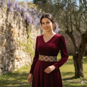 Persian Balochi Handcrafted Silk Embroidered Belt – A Luxurious Fusion of Tradition and Modern Elegance