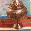 Thumbnail 2: Persian Copper Candy Bowl with Stand – Hand-Engraved
