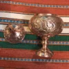 Thumbnail 4: Persian Copper Candy Bowl with Stand – Hand-Engraved