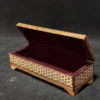 Thumbnail 2: Persian Khatam Inlaid Wooden Hinged Pencil Box – Bird and Flower Artwork, Gift Ready