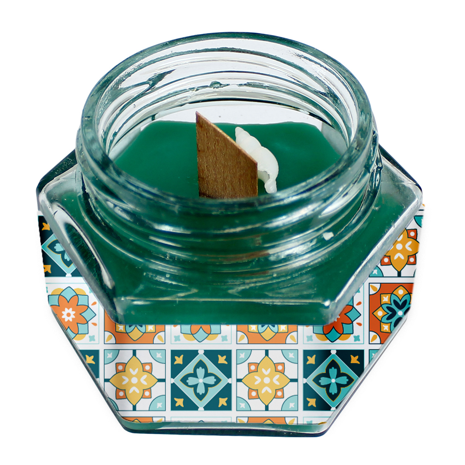 Main image of Persian Scented Jar Candle with Wooden Wick – Designed to Bring Serenity and Style to Your Home