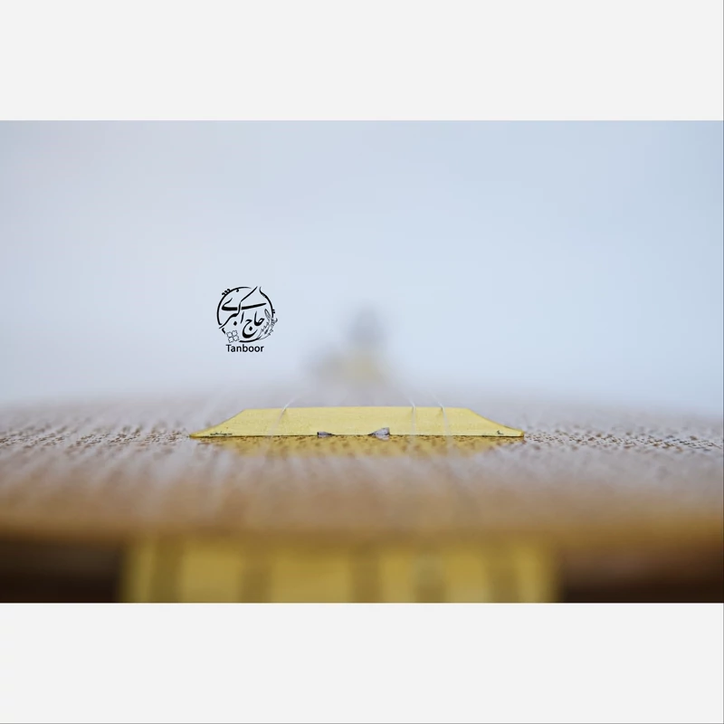 Persian Tanbur by Haj Akbari – One-Piece Walnut Bowl with Maple & Ebony Inlay