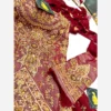 Thumbnail 7: Traditional Balochi Dress – Machine Stitched with Banarsi Fabric, Exquisite Mirror Work & Suitable For Ceremonies