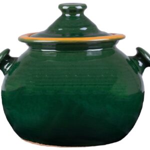 Handcrafted Persian Casserole Pottery Dizi Pot with Lid– Great for Dizi, Soups & Stews