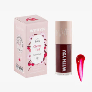 WITH YOU Liquid Cherry Lip Tint – Shade J2, Soft & Long-Lasting Beauty