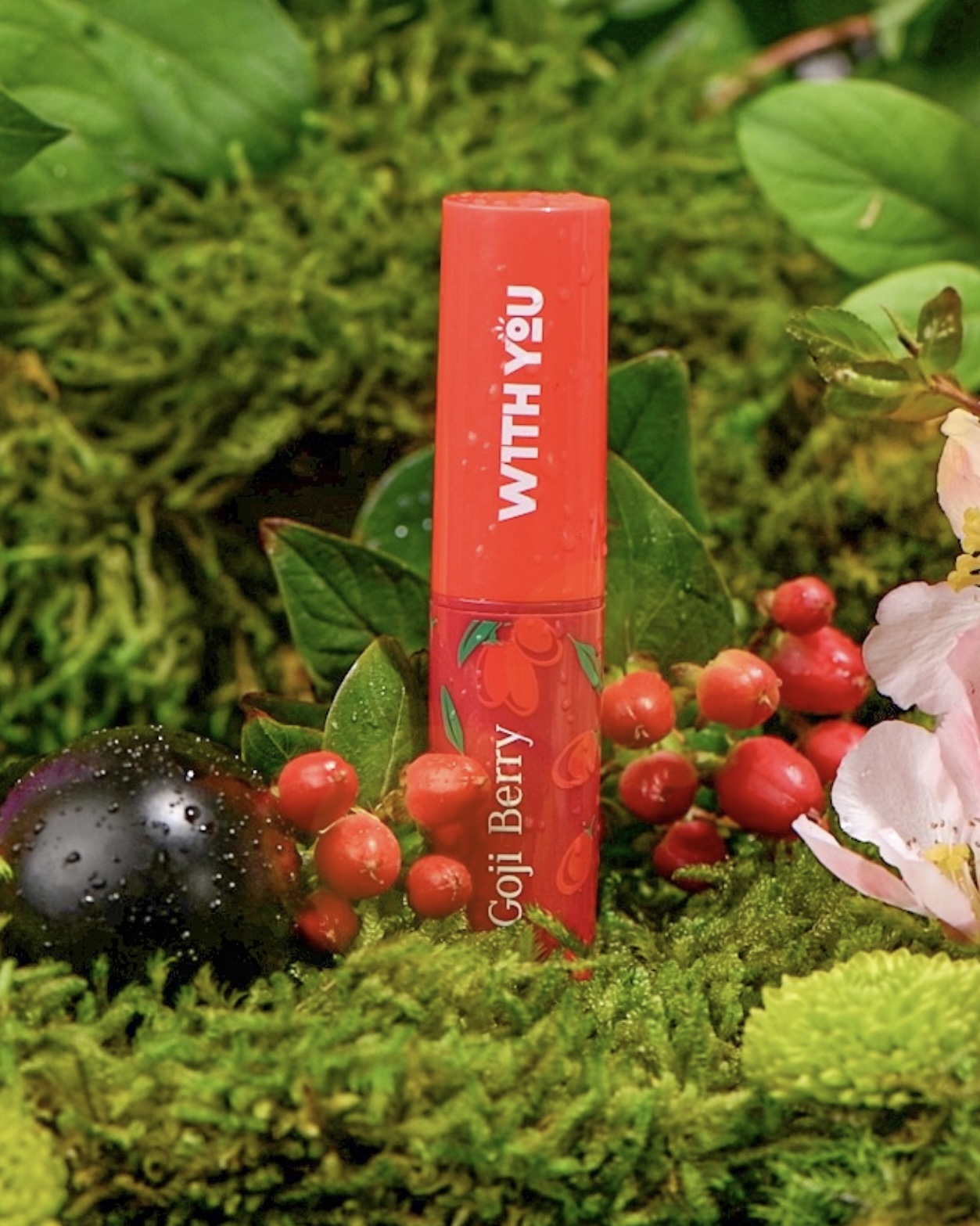 WITH YOU Halal Lip Balm – Goji Berry, Energy for Your Lips