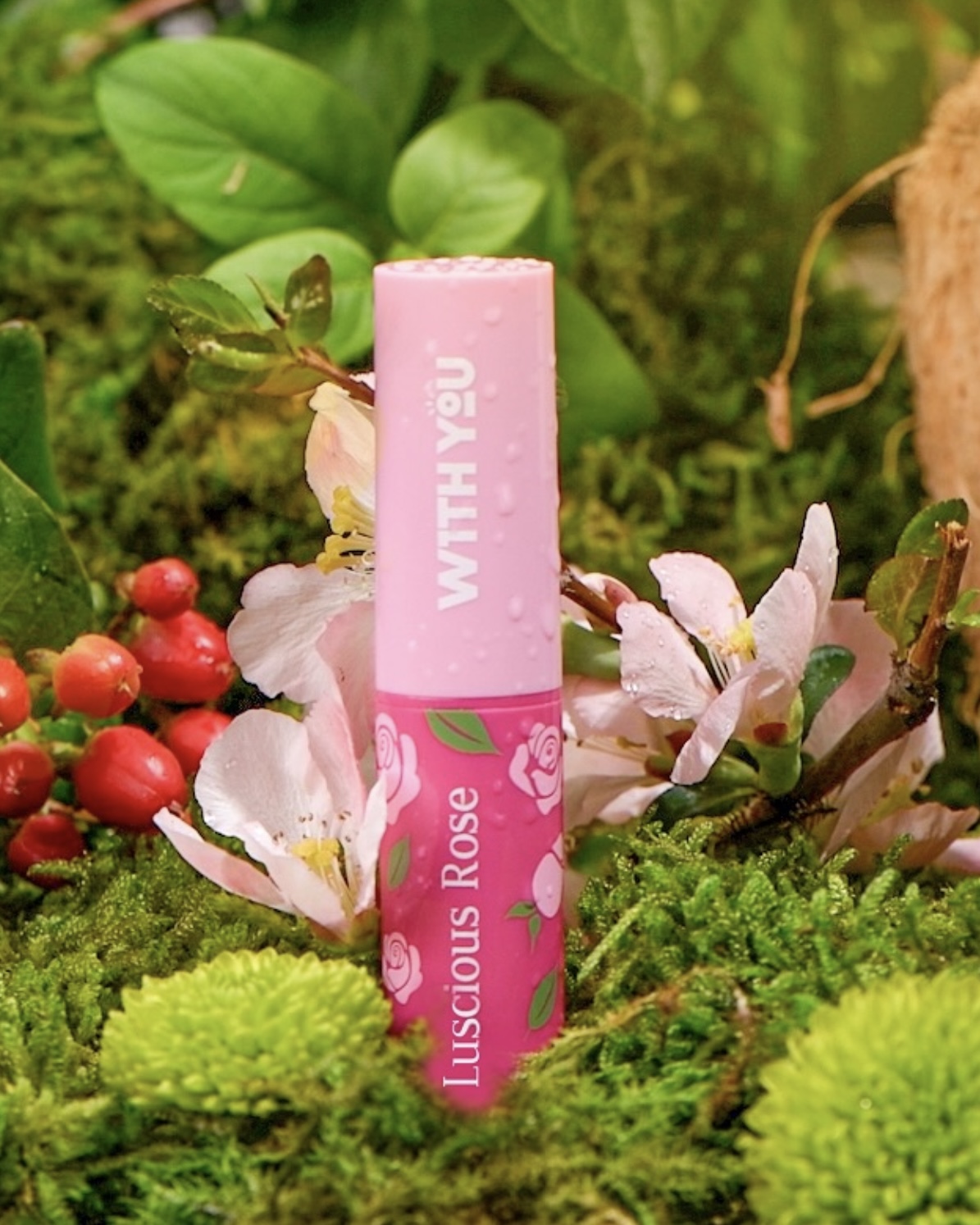WITH YOU Lip Balm – Rose Flower, Hydrating & Smooth Finish