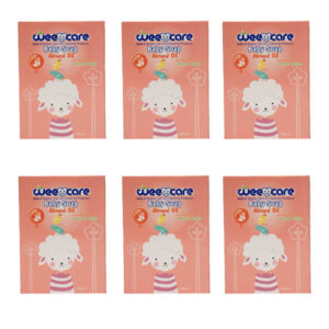 Wee Care Almond Oil Enriched Baby Bath Bar – Comforting Cleanse, 100g (x6)